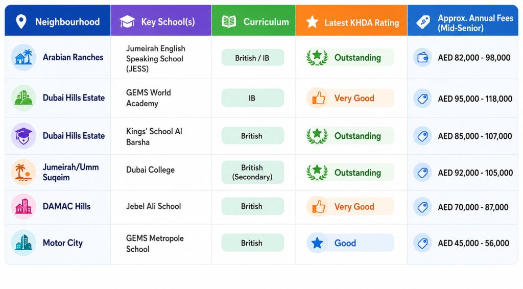 Best Area Dubai Families Schools Parent Guide