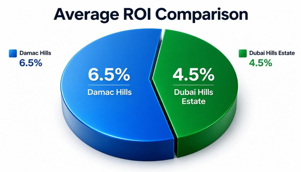 Dubai Hills Estate vs Damac Hills